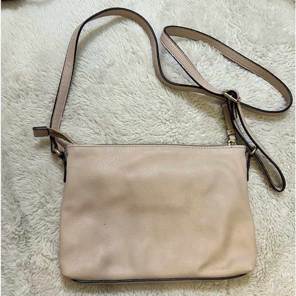 Tommy Hilfiger | Crossbody Purse | Light Pink | Gold Emblem | Zipper Pouch - Picture 3 of 10